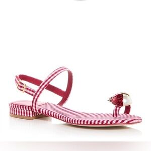 Jeffrey Campbell Beeanca Gingham Sandals Size 6.5